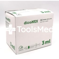 Strzykawka 3 cz. 3 ml Luer Lock dicoNex